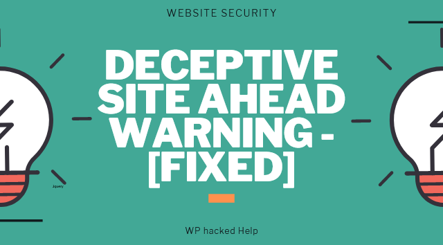 WordPress Plugin for Deceptive Site Ahead